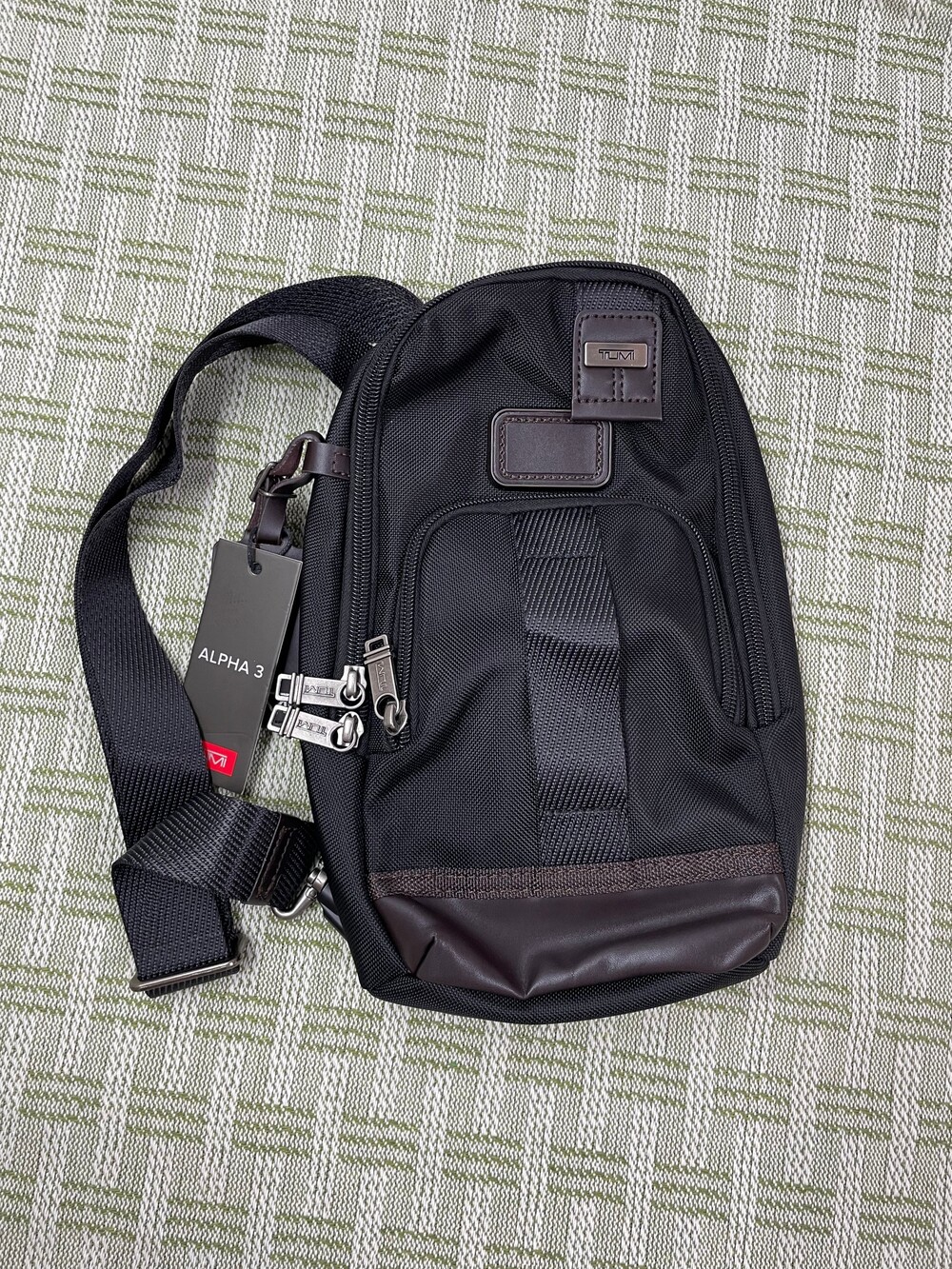 Tumi Alpha Bravo Black Chest Bag